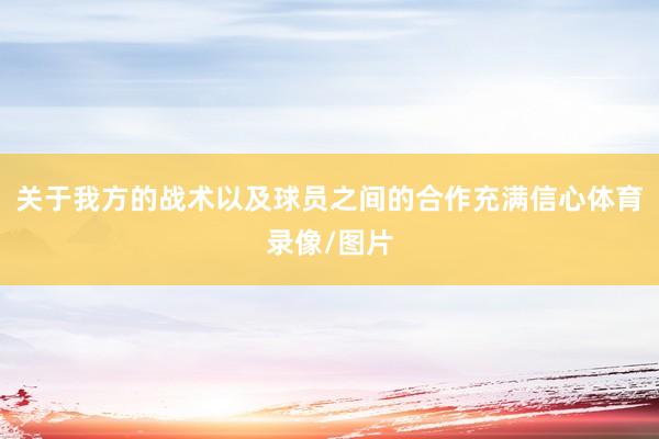 关于我方的战术以及球员之间的合作充满信心体育录像/图片