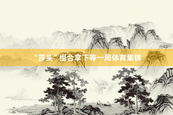 “莎头”组合拿下等一局体育集锦