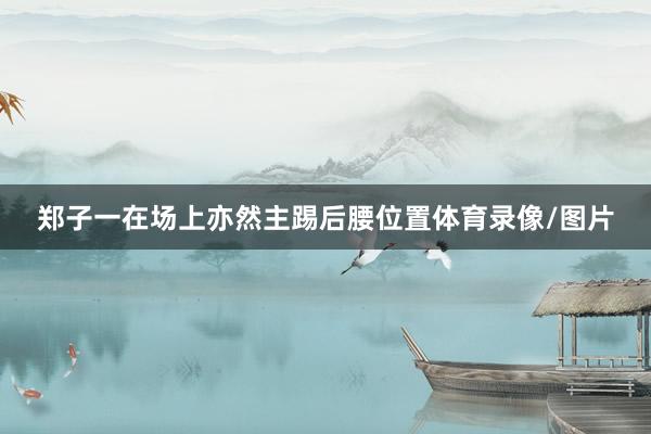 郑子一在场上亦然主踢后腰位置体育录像/图片