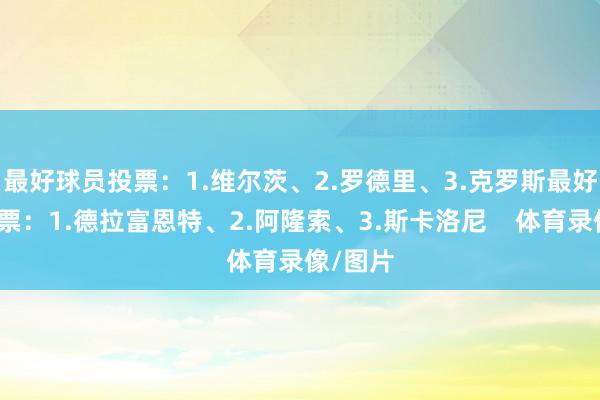 最好球员投票：1.维尔茨、2.罗德里、3.克罗斯最好主帅投票：1.德拉富恩特、2.阿隆索、3.斯卡洛尼    体育录像/图片