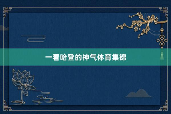 一看哈登的神气体育集锦