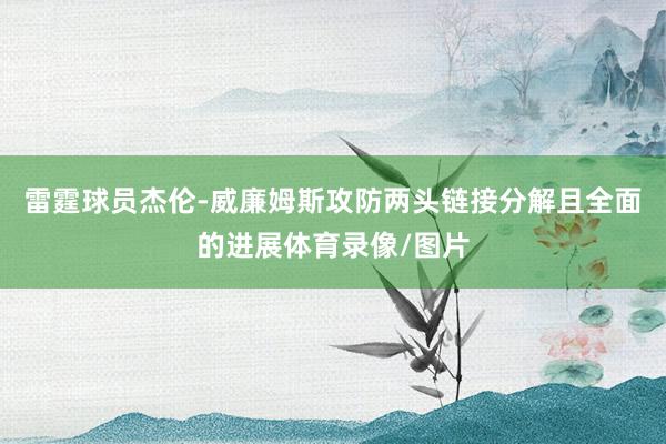 雷霆球员杰伦-威廉姆斯攻防两头链接分解且全面的进展体育录像/图片