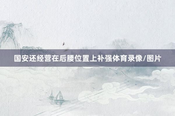 国安还经营在后腰位置上补强体育录像/图片