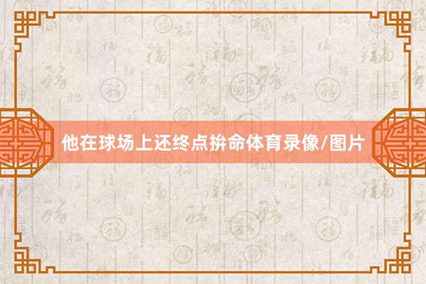 他在球场上还终点拚命体育录像/图片