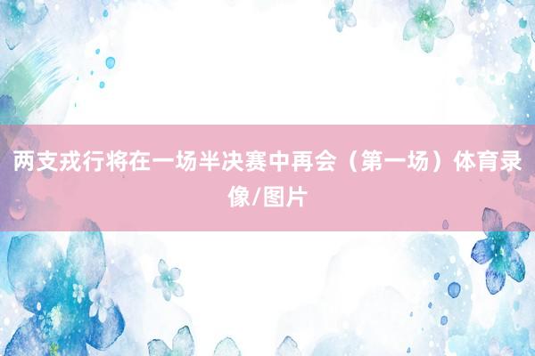 两支戎行将在一场半决赛中再会（第一场）体育录像/图片