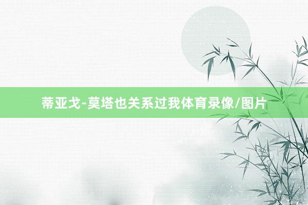 蒂亚戈-莫塔也关系过我体育录像/图片