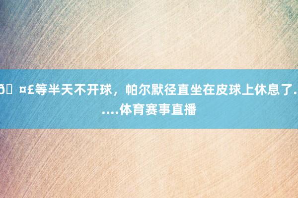 🤣等半天不开球，帕尔默径直坐在皮球上休息了......体育赛事直播