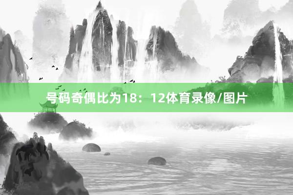 号码奇偶比为18：12体育录像/图片