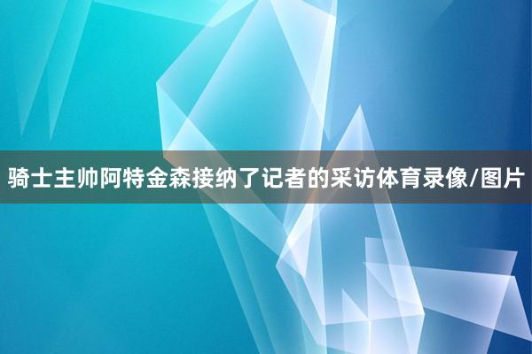 骑士主帅阿特金森接纳了记者的采访体育录像/图片
