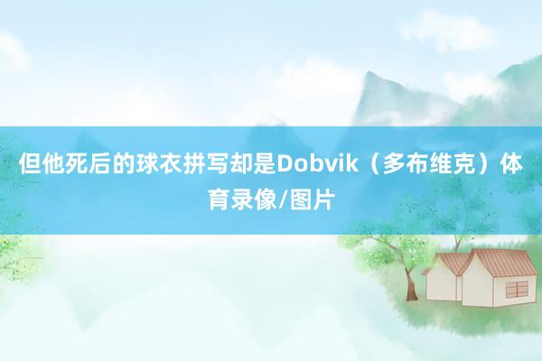 但他死后的球衣拼写却是Dobvik（多布维克）体育录像/图片