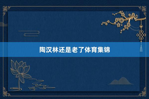 陶汉林还是老了体育集锦
