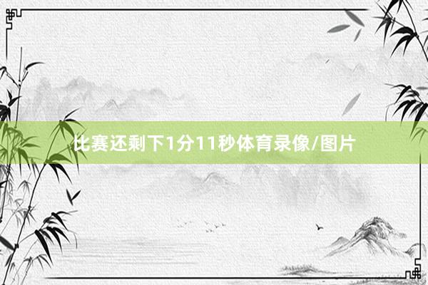 比赛还剩下1分11秒体育录像/图片