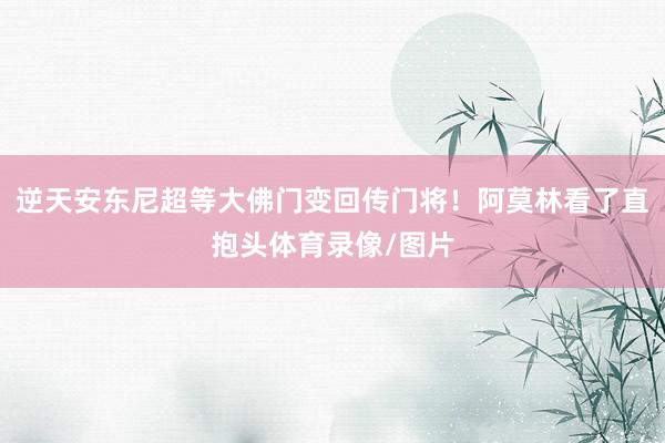 逆天安东尼超等大佛门变回传门将！阿莫林看了直抱头体育录像/图片