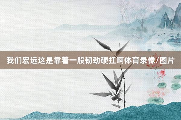 我们宏远这是靠着一股韧劲硬扛啊体育录像/图片