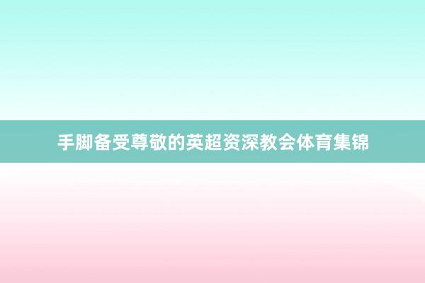 手脚备受尊敬的英超资深教会体育集锦
