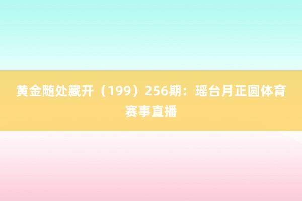 黄金随处藏开（199）　　256期：瑶台月正圆体育赛事直播