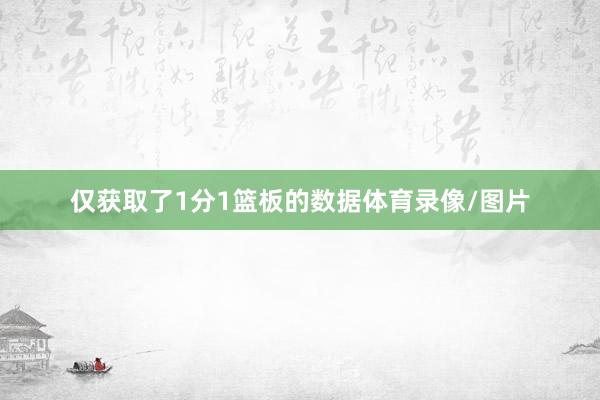 仅获取了1分1篮板的数据体育录像/图片