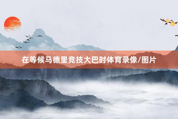 在等候马德里竞技大巴时体育录像/图片