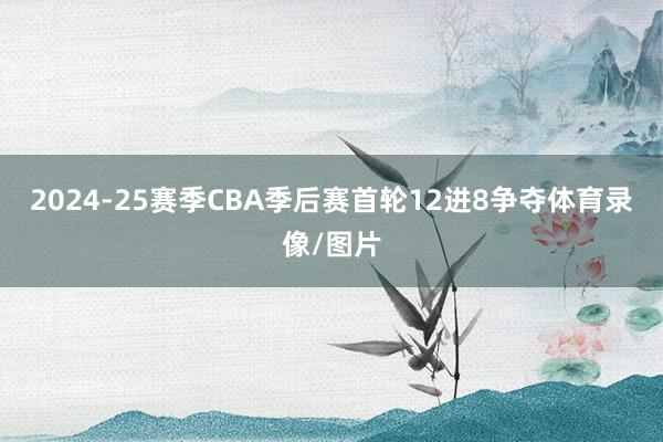 2024-25赛季CBA季后赛首轮12进8争夺体育录像/图片