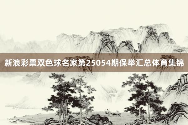 新浪彩票双色球名家第25054期保举汇总体育集锦