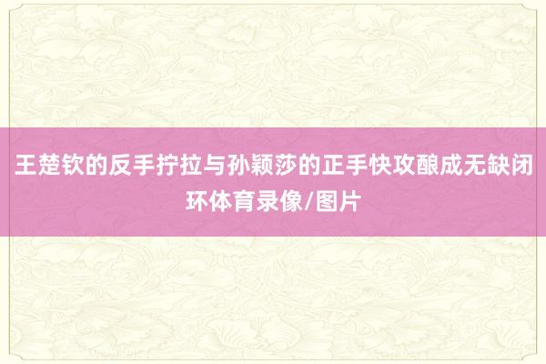 王楚钦的反手拧拉与孙颖莎的正手快攻酿成无缺闭环体育录像/图片
