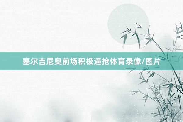 塞尔吉尼奥前场积极逼抢体育录像/图片