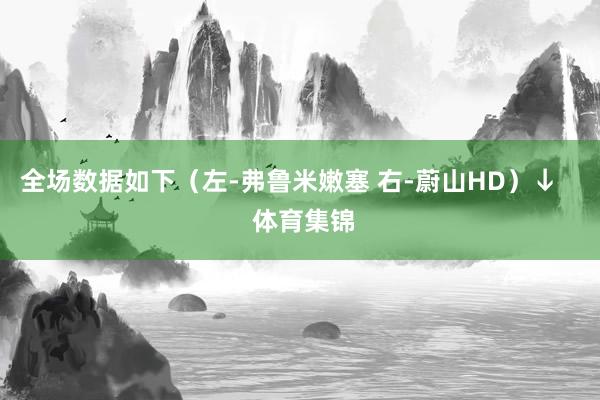 全场数据如下（左-弗鲁米嫩塞 右-蔚山HD）↓    体育集锦