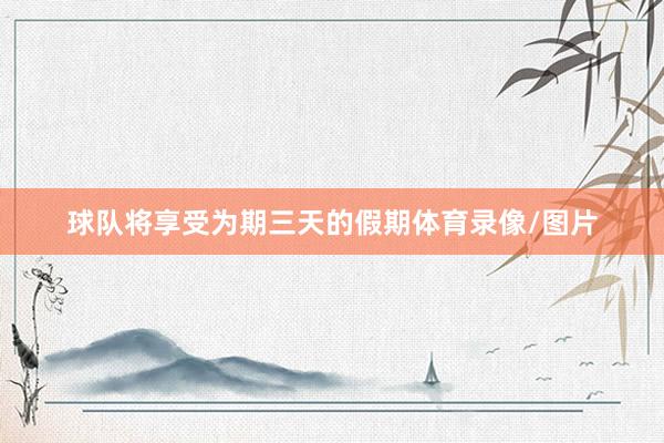 球队将享受为期三天的假期体育录像/图片