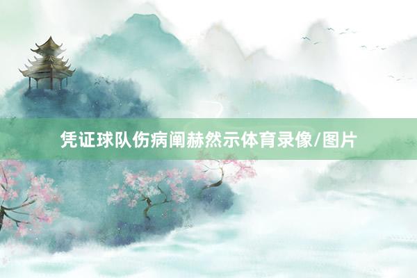 凭证球队伤病阐赫然示体育录像/图片