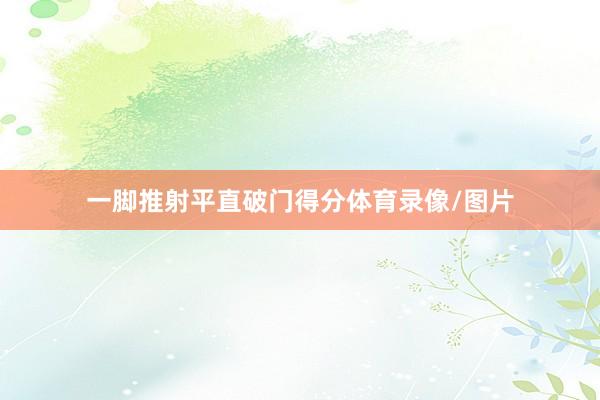 一脚推射平直破门得分体育录像/图片